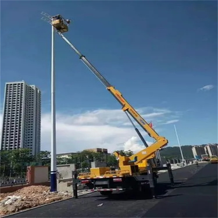 南京高淳维修路灯的曲臂升降车出租